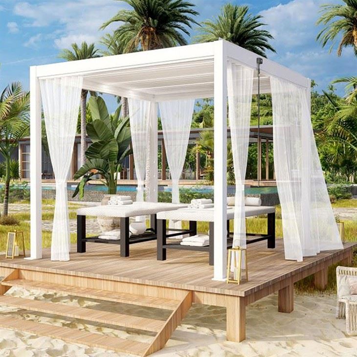 New Design Aluminum Manual Pergola